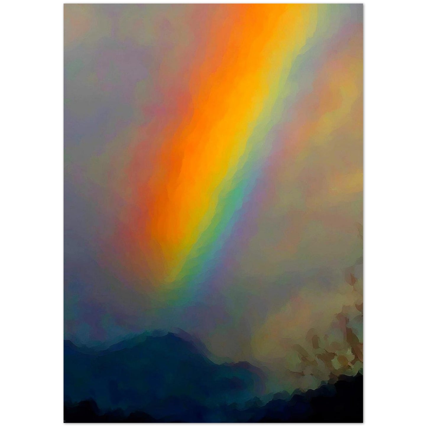 'Pierce the Sky With Light', Pack of 10 Greeting Cards (US & CA) - Rob Stretch Visual Art