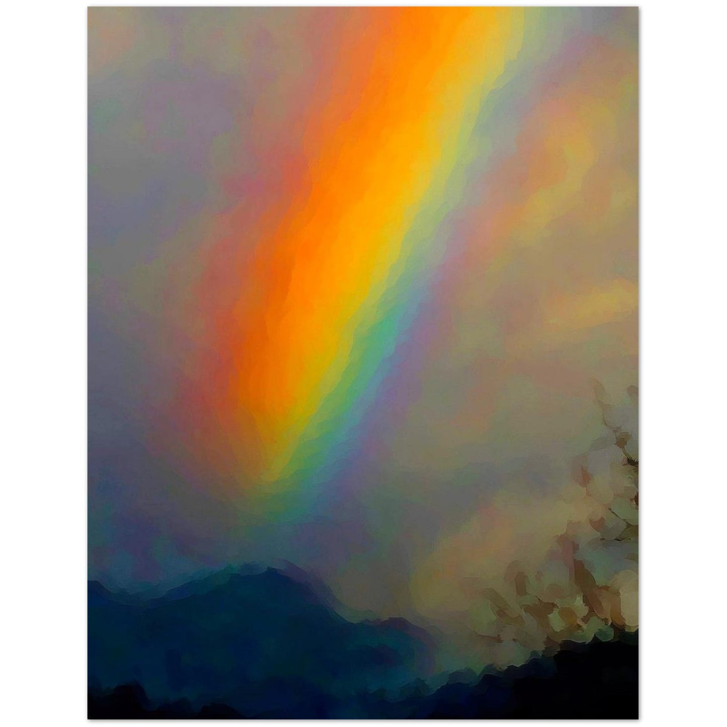 'Pierce the Sky With Light', Pack of 10 Greeting Cards (US & CA) - Rob Stretch Visual Art