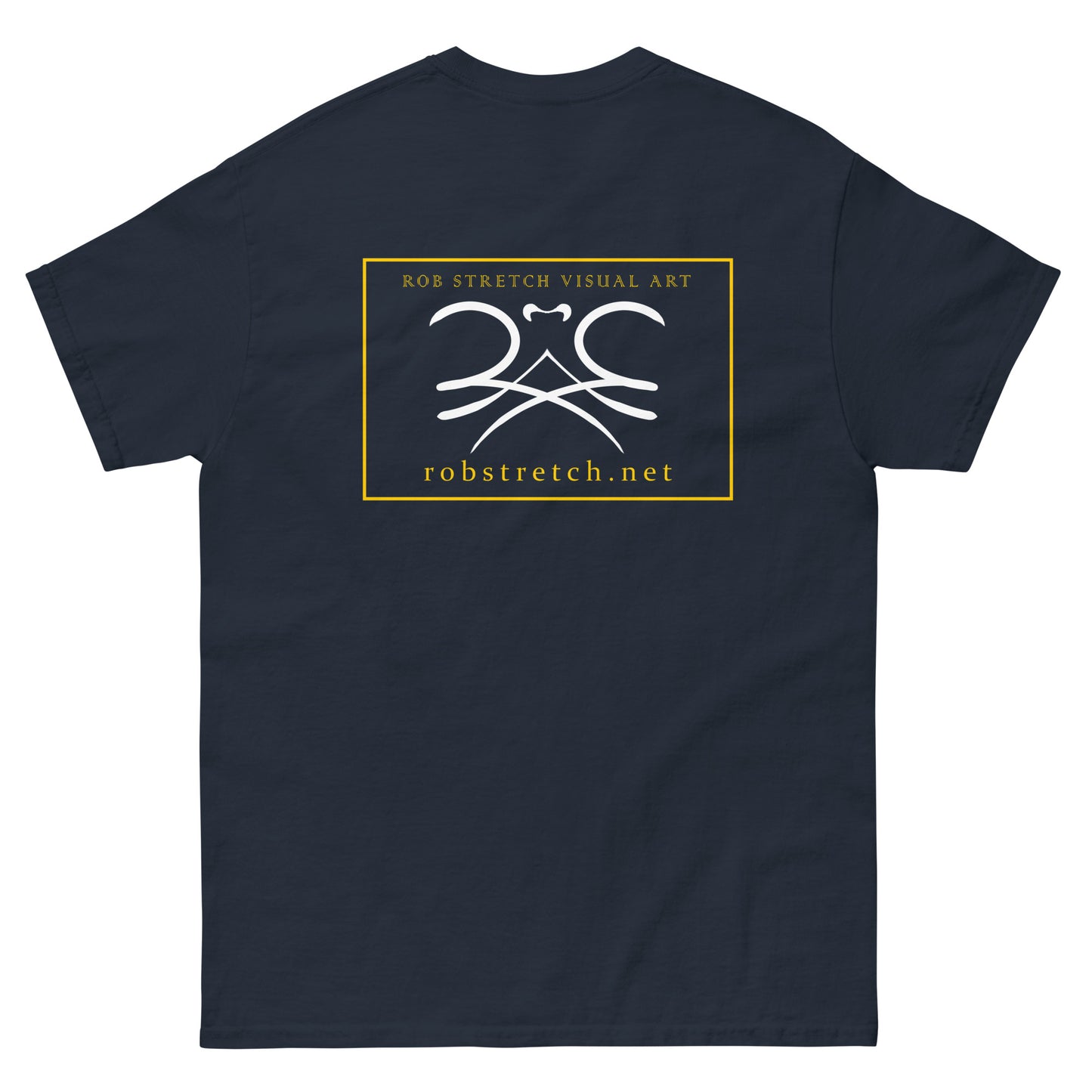 Classic T-Shirt with the RSVA Logo on the BACK ONLY. - Rob Stretch Visual Art