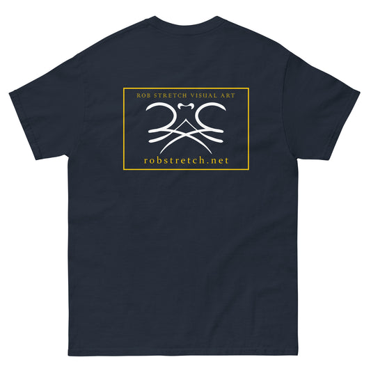 Classic T-Shirt with the RSVA Logo on the BACK ONLY. - Rob Stretch Visual Art