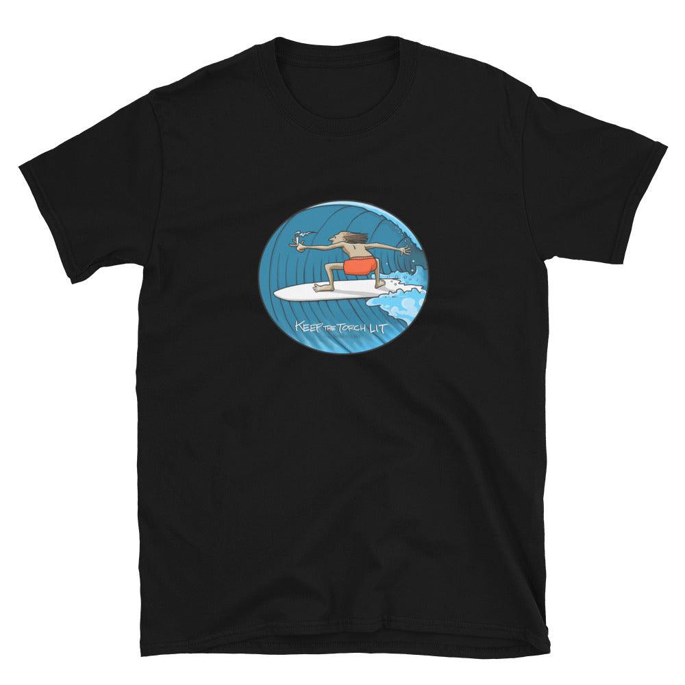 Unisex Short-Sleeve T-Shirt, Keep the Torch Lit - Rob Stretch Visual Art