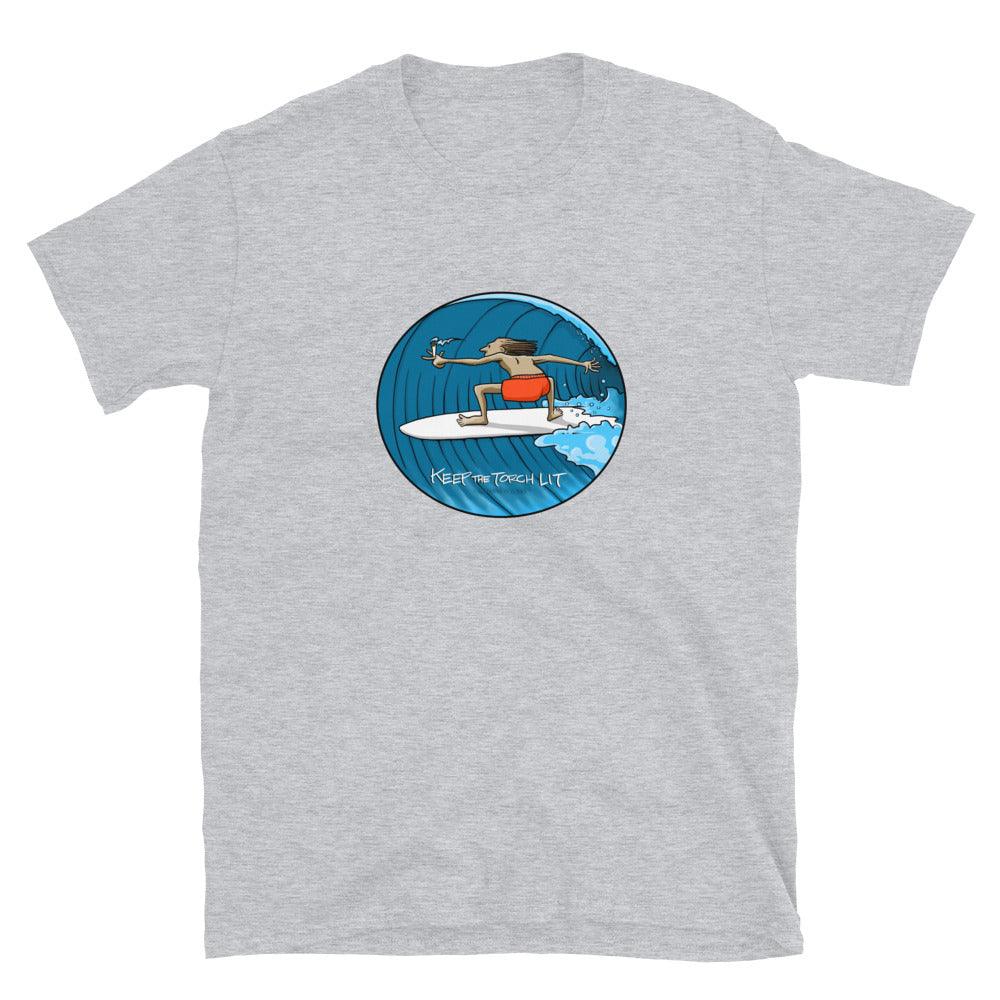 Unisex Short-Sleeve T-Shirt, Keep the Torch Lit - Rob Stretch Visual Art