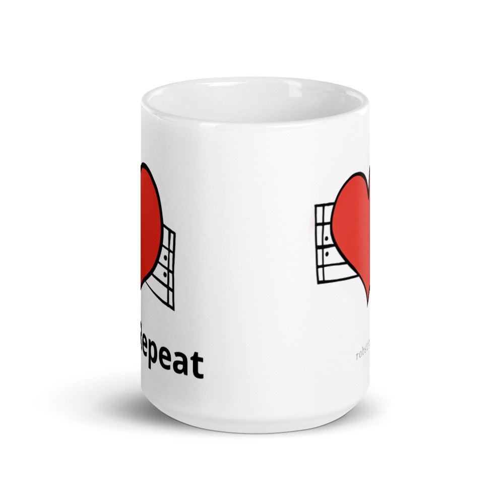 White glossy mug - Rob Stretch Visual Art